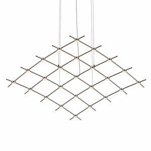 Constellation - 50W 25 LED Aquarius Medius Chandelier-1.5 Inch Tall and 121.75 Inch Wide - 1277790