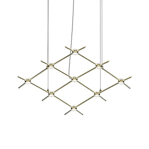 Constellation - 18W 9 LED Aquarius Minor Chandelier In Contemporary Style-1.5 Inches Tall and 66.75 Inches Wide - 1146621