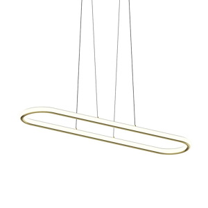 Luna - 110W 2 LED Racetrack Pendant In Contemporary Style-1.5 Inches Tall and 49.5 Inches Wide - 1293910