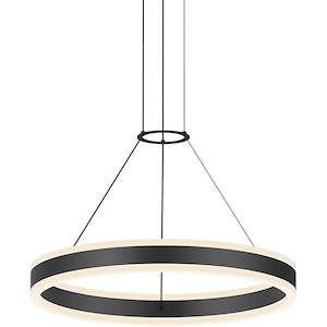 Double Corona - 51W 2 LED Pendant-2.75 Inch Tall and 23.75 Inch Wide - 1277890