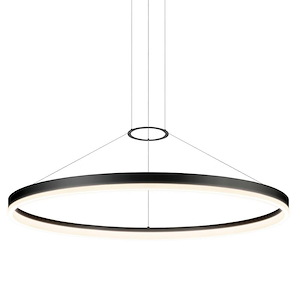 Corona - 45W 1 LED Ring Pendant In Modern Style-2.5 Inches Tall and 48 Inches Wide