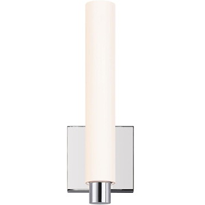Tubo Slim - 10.65W LED Drum Trim Bath Vanity-13.25 Inch Tall and 4.25 Inch Wide - 436702