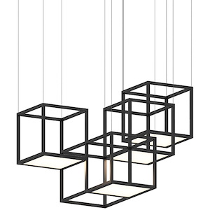 Cubix - 4 LED Pendant-28.5 Inch Tall and 48.5 Inch Wide - 1277822