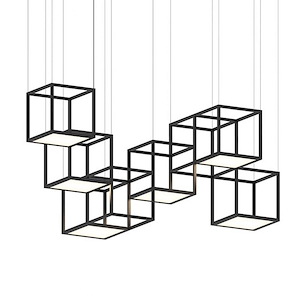 Cubix - LED Pendant In Modern Style-28.5 Inches Tall and 72.5 Inches Wide - 1277837