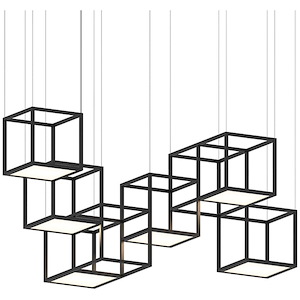 Cubix - 6 LED Pendant-28.5 Inch Tall and 72.5 Inch Wide - 1277837