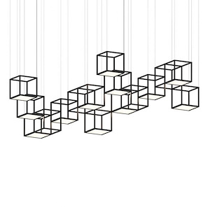 Cubix - LED Pendant In Modern Style-44.5 Inches Tall and 120.5 Inches Wide - 1277793
