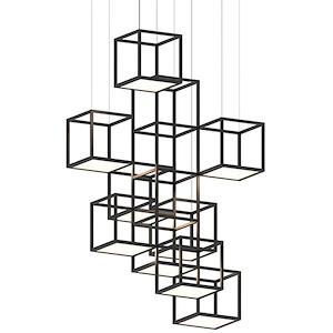 Cubix - 9 LED Pendant-72.5 Inch Tall and 36.5 Inch Wide - 1277991