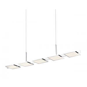 Panels - 205W 5 LED Bar Pendant-6.75 Inches Tall and 44.25 Inches Wide - 531015
