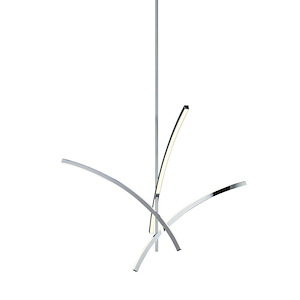Gestures - LED 3-Arm Pendant In Style
