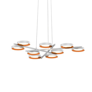 Light Guide Ring - 9 LED Pendant In Contemporary Style-1.5 Inches Tall