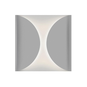 Folds - LED Wall Sconce-8 Inches Tall and 8 Inches Wide