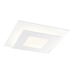 Offset - LED Square Flush Mount In Style