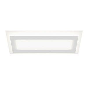 Offset - 55W 1 LED Rectangular Flush Mount In Modern Style-2.75 Inches Tall and 36 Inches Wide - 1096181
