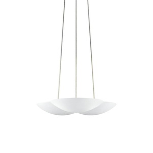Little Cloud - 30W 1 LED Uplight Pendant-1.25 Inches Tall and 7.75 Inches Wide