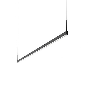 Thin-Line 6&#39; One-Sided LED Pendant in Modern Style 5 Inches Tall and 0.75 Inches Wide