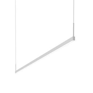 Thin-Line 6&#39; Two-Sided LED Pendant in Modern Style 5 Inches Tall and 0.75 Inches Wide