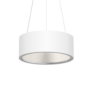 Tromme - 22W 1 LED Standard Pendant-7 Inches Tall and 18 Inches Wide