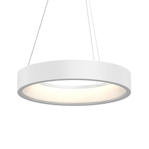 Tromme - 36W 1 LED Short Pendant-4 Inches Tall and 24 Inches Wide