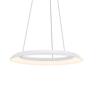 Torus - 28W 1 LED Pendant-2 Inches Tall and 24 Inches Wide - 1336585