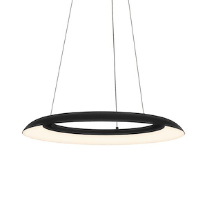 Torus - 28W 1 LED Pendant-2 Inches Tall and 24 Inches Wide