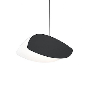 Papillons - 9W 1 LED Pendant In Modern Style-5 Inches Tall and 11.75 Inches Wide - 1096326