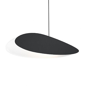 Papillons - 9W 1 LED Pendant In Modern Style-4.5 Inches Tall and 16 Inches Wide