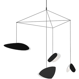 Papillons - 22W 4 LED Pendant In Modern Style-6.75 Inches Tall - 1277998