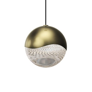 Grapes - 5.5W 1 LED Large Pendant with Micro Dome Canopy In Contemporary Style-3.75 Inches Tall and 3.75 Inches Wide