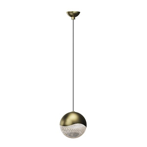 Grapes - 5.5W 1 LED Large Pendant with Micro Dome Canopy In Contemporary Style-3.75 Inches Tall and 3.75 Inches Wide - 1293912