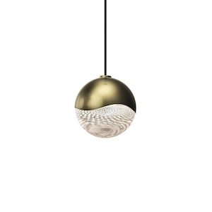 Grapes - 3W 1 LED Small Pendant with Micro Dome Canopy In Contemporary Style-2.5 Inches Tall and 2.5 Inches Wide