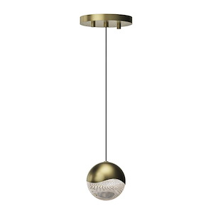 Grapes - 5.5W 1 LED Large Pendant with Round Canopy  In Contemporary Style-3.75 Inches Tall and 3.75 Inches Wide - 1293918