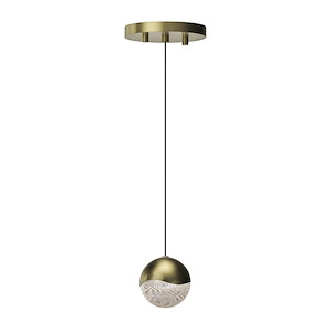 Grapes - 4W 1 LED Medium Pendant with Round Canopy  In Contemporary Style-3.25 Inches Tall and 3.25 Inches Wide - 1293919