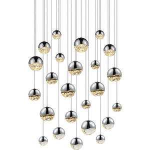 Grapes - 24 LED Assorted Pendant-3.75 Inch Tall and 27 Inch Wide - 492892