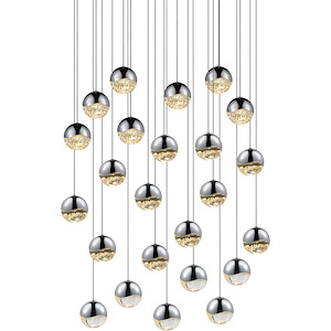 Grapes - 24 LED Medium Pendant-3.25 Inch Tall and 26.25 Inch Wide - 492890