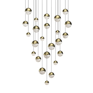 Grapes - 2400W 24 LED Round Assorted Pendant In Contemporary Style-3.75 Inches Tall and 27 Inches Wide - 1293937