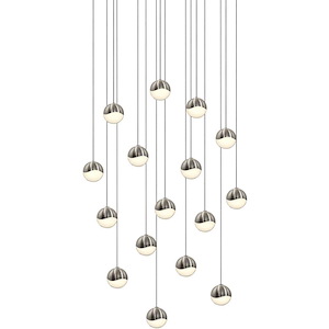 Grapes - 16 LED Small Pendant-2.5 Inch Tall and 22.5 Inch Wide - 492876