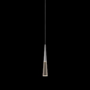 Spire - 4W 1 LED Pendant with Round Canopy-12.75 Inches Tall and 2 Inches Wide