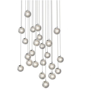 Champagne Bubbles - 24 LED Round Pendant In Contemporary Style - 614359