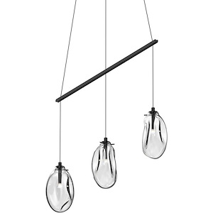 Liquid - 3 LED Pendant-11.5 Inch Tall and 36.5 Inch Wide - 1277966
