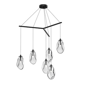 Liquid - 6 LED Tri-Spreader Pendant In Contemporary Style-11.5 Inches Tall - 1277843