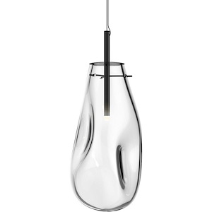Liquid - 1 LED Pendant-22 Inch Tall and 10.5 Inch Wide - 1277967