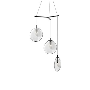 Cantina - 3 LED Medium Tri-Spreader Pendant In Contemporary Style-14.75 Inches Tall - 1278001