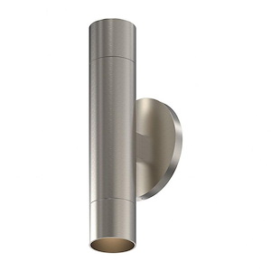 Alc - 40W 2 LED Two-Sided Wall Sconce with Top and Bottom Snoot Trim In Modern Style-10.5 Inches Tall and 2 Inches Wide