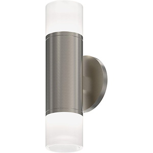 ALC - 2 LED Two Sided Etched Trim Wall Sconce-10.75 Inch Tall and 3 Inch Wide - 1277828