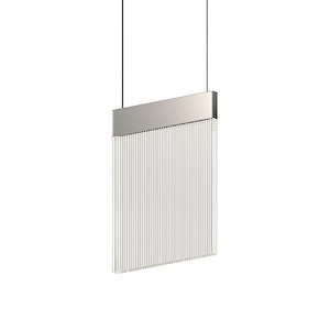 V Panels - 15W 1 LED Pendant-11.75 Inches Tall and 8.75 Inches Wide - 1336710