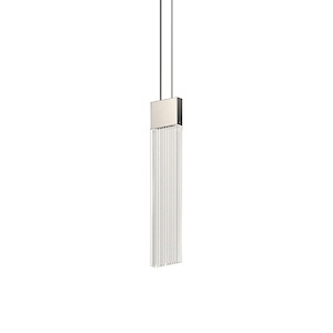V Panels - 5W 1 LED Thin Pendant-11.75 Inches Tall and 2.25 Inches Wide - 1336711
