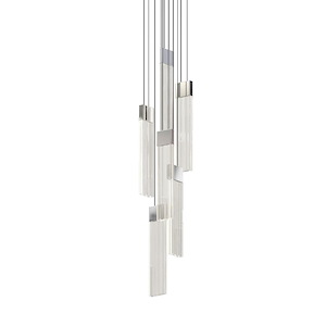 V Panels - 138W 6 LED Thin Pendant-11.75 Inches Tall and 6.75 Inches Wide - 1336744