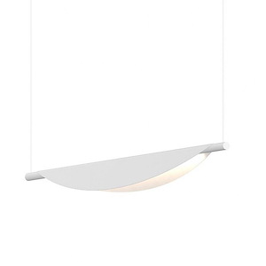 Tela - 15W 1 LED Pendant In Modern Style-3.5 Inches Tall and 40 Inches Wide