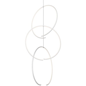 Torc - 3 LED Pendant-56 Inch Tall and 24.75 Inch Wide - 1096198