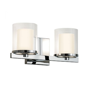 Votivo - 2 Light Wall Sconce-5.50 Inches Tall and 13 Inches Wide